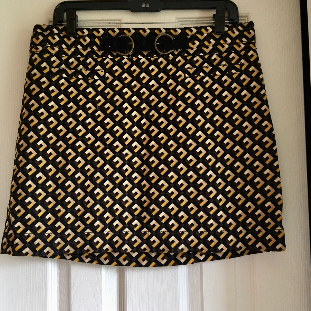 Retro Loft Geometric Pattern Skirt! - image 2